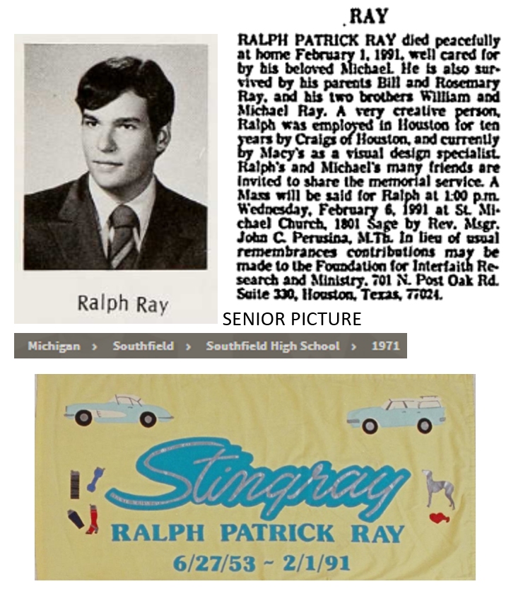 Raymond Ralph FEB 1 1991 - RAY RALPH